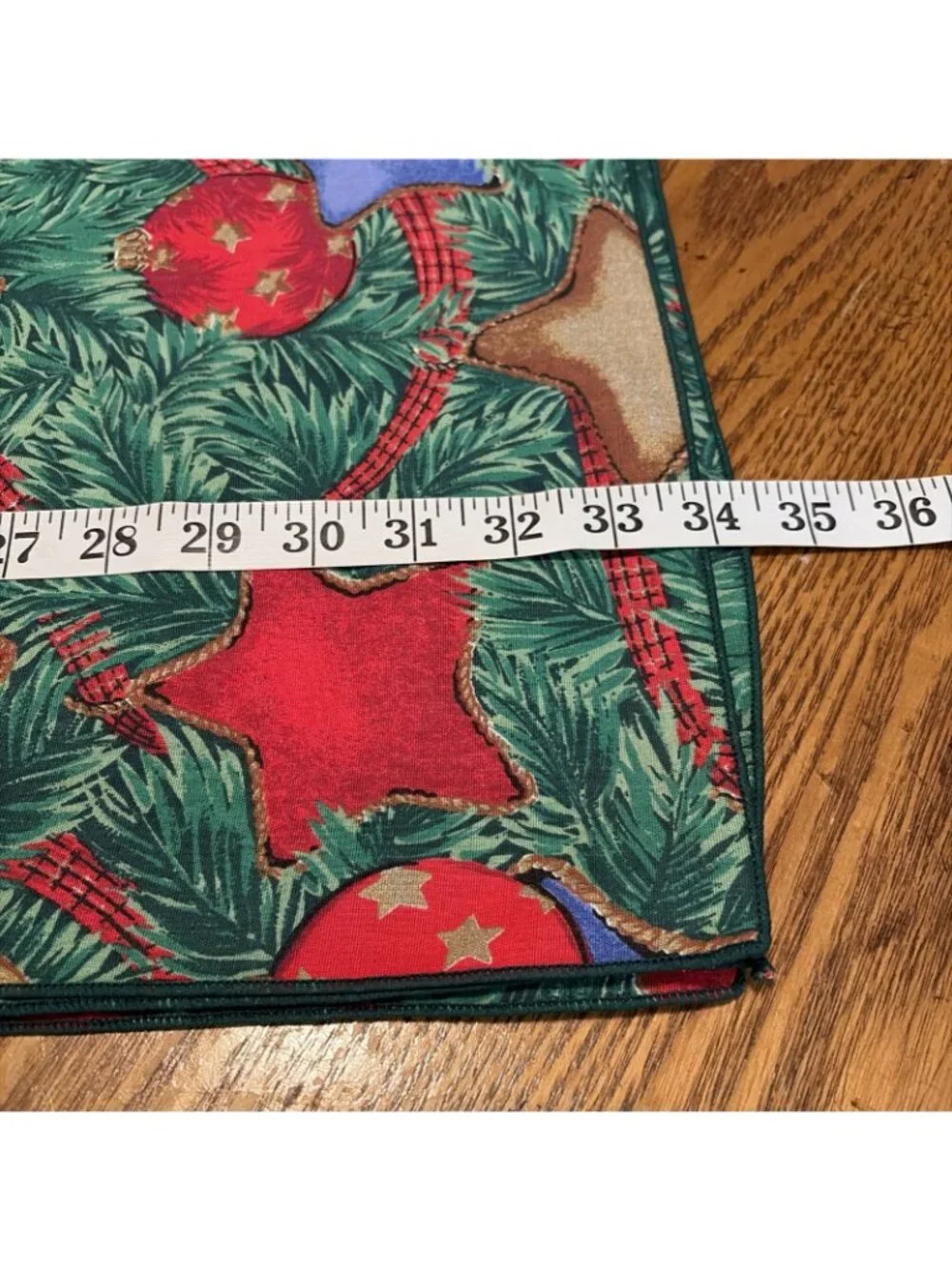 Festive Poinsettia Christmas Tablecloth Holiday Dining Decor Rectangle 52X68